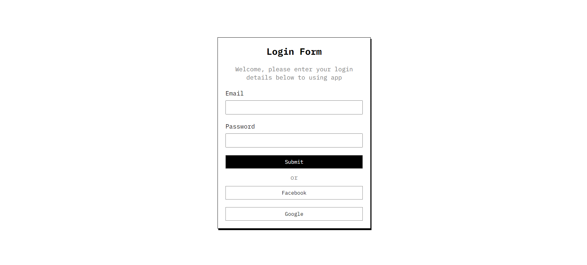 login